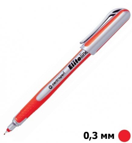 Лінер Elite F червоний, 0.3 мм. Centropen 4721 від компанії Хоббінет - збірні моделі - фото 1