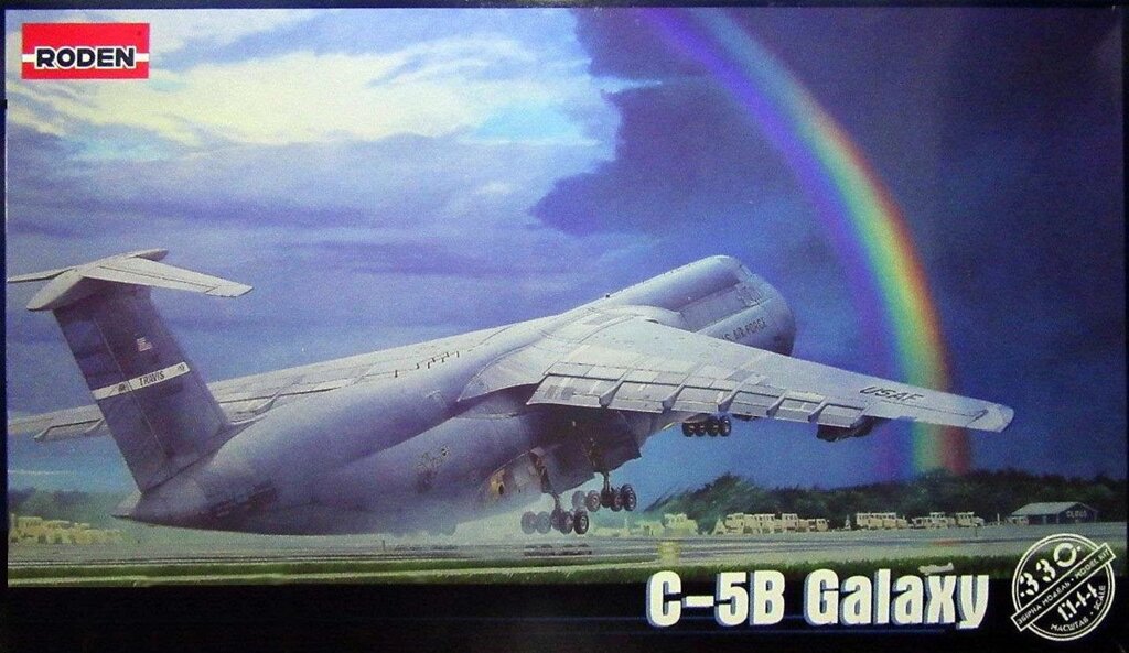 LOCKHEED C-5B GALAXY. 1/144 RODEN 330 від компанії Хоббінет - збірні моделі - фото 1