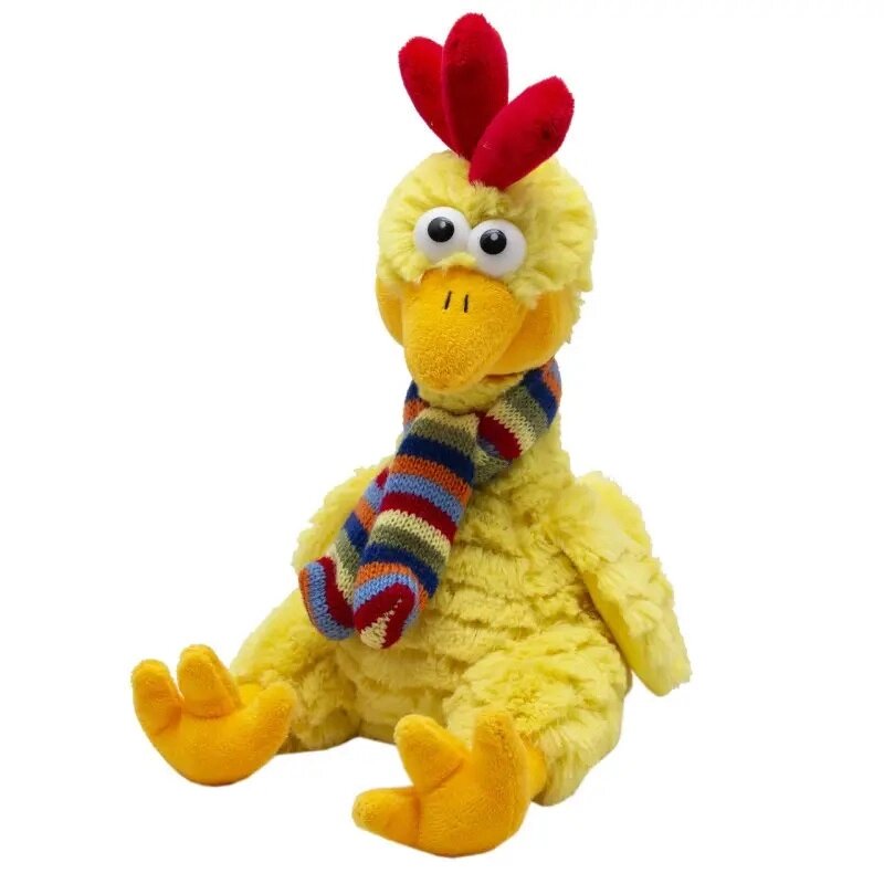 М'яка іграшка Півник у шарфику 23 см (жовтий). від компанії Хоббінет - збірні моделі - фото 1