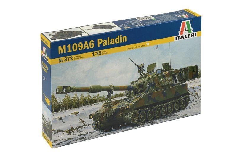M109A6 Paladin. Збірна модель САУ в масштабі 1/35. ITALERI 372 від компанії Хоббінет - збірні моделі - фото 1