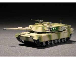 M1A2 Abrams MBT. Збірна модель танка в масштабі 1/72. TRUMPETER 07279