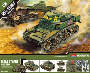 M3a1 stuart light tank. academy 13269