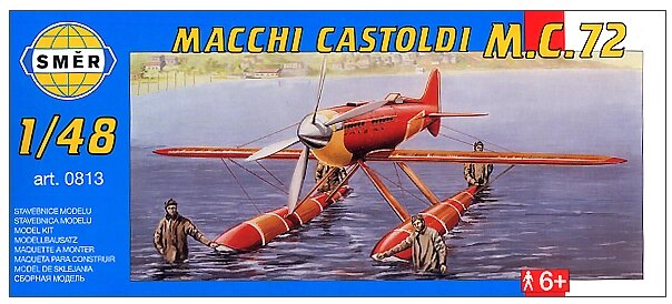 Macchi M. C. 72. Збірна модель літака в масштабі 1/48. SMER 0813 від компанії Хоббінет - збірні моделі - фото 1