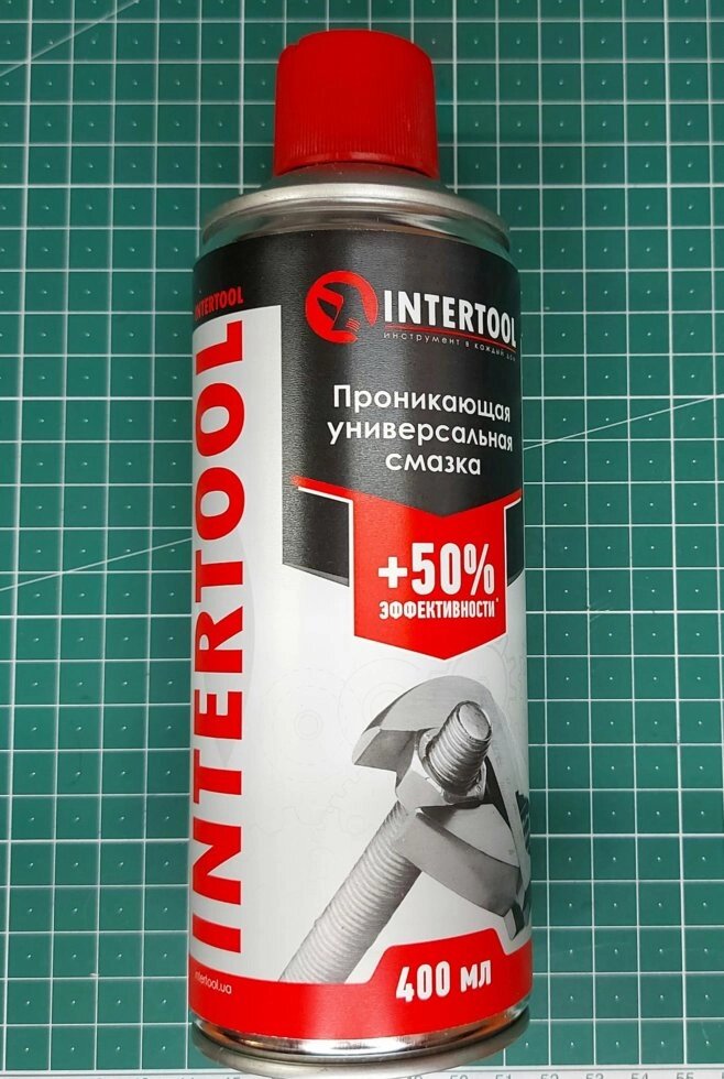 Мастило проникаюча універсальна, аерозоль 400 мл. INTERTOOL FS-4040 від компанії Хоббінет - збірні моделі - фото 1