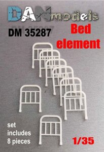Матеріал для діорам. Елементи ліжка (ліжкові бильця). 1/35 DANMODELS DM35287