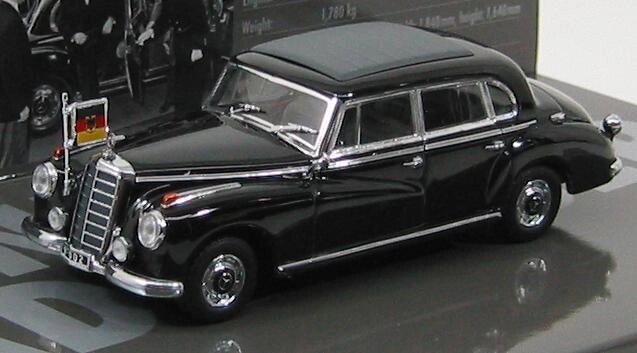 Mercedes-Benz 300 B (W186 III) Konrad Adenauer. 1/43 MINICHAMPS 436039000 від компанії Хоббінет - збірні моделі - фото 1