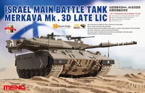 MERKAVA Mk. 3D Ізраїльський основний бойовий танк. пізній LIC. 1/35 MENG MODEL TS-025