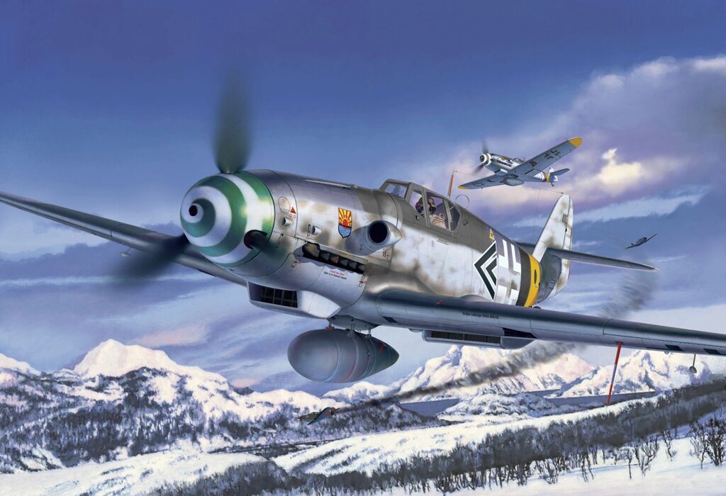 Messerschmitt Bf 109G-6. Збірна модель літака в масштабі 1/32. REVELL 04665 від компанії Хоббінет - збірні моделі - фото 1