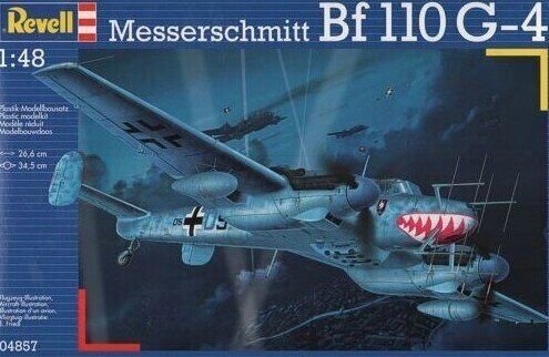 Messerschmitt Bf-110G-4 німецький важкий нічний винищувач. 1/48 REVELL 04857 від компанії Хоббінет - збірні моделі - фото 1