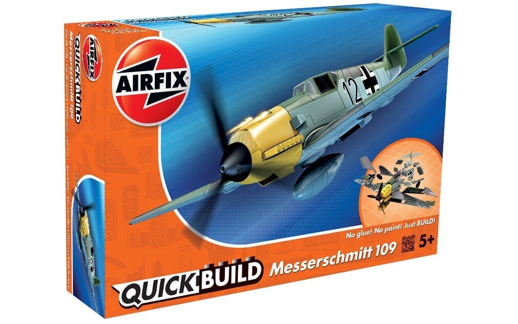 Messerschmitt Bf109 (збірка без клею). 1/72 AIRFIX J6001 від компанії Хоббінет - збірні моделі - фото 1