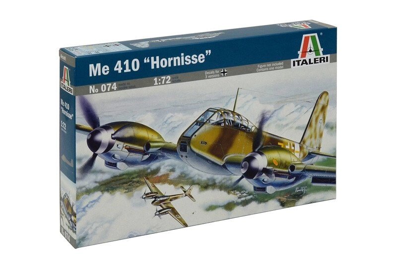 Messerschmitt ME-410 Hornisse. Збірна модель. 1/72 ITALERI 074 від компанії Хоббінет - збірні моделі - фото 1
