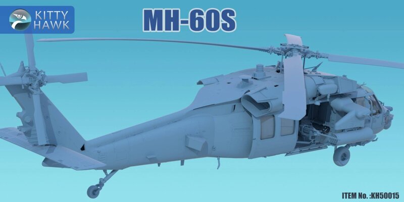 MH-60S Knighthawk. Збірна модель вертольота в масштабі 1/35. KITTY