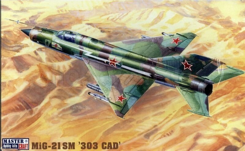 МіГ-21 СМ. Збірна модель в масштабі 1/72. MISTER CRAFT C-14 від компанії Хоббінет - збірні моделі - фото 1