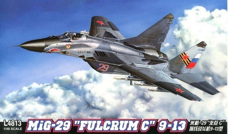 МіГ-29 "9-13" Fulcrum C. Збірна модель в масштабі 1/48. GREAT WALL L4813 від компанії Хоббінет - збірні моделі - фото 1