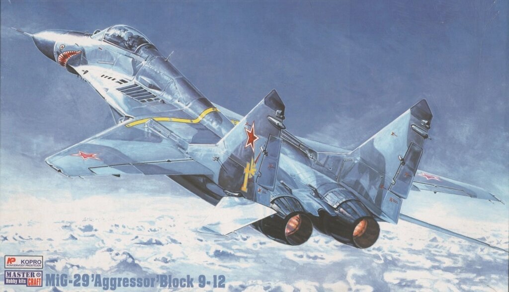 МіГ-29 Aggressor Block 9-12. Збірна модель літака у масштабі 1/72. MISTER CRAFT K-85 від компанії Хоббінет - збірні моделі - фото 1