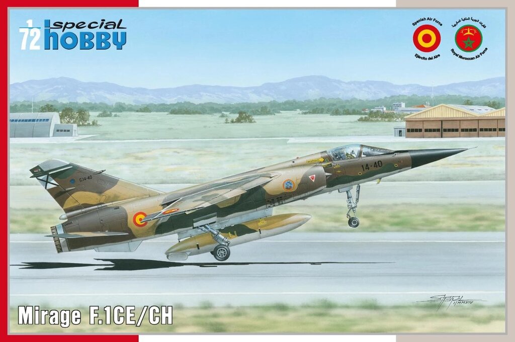 Міраж F.1 CE / CH. Збірна модель літака в масштабі 1/72. SPECIAL HOBBY SH72289 від компанії Хоббінет - збірні моделі - фото 1