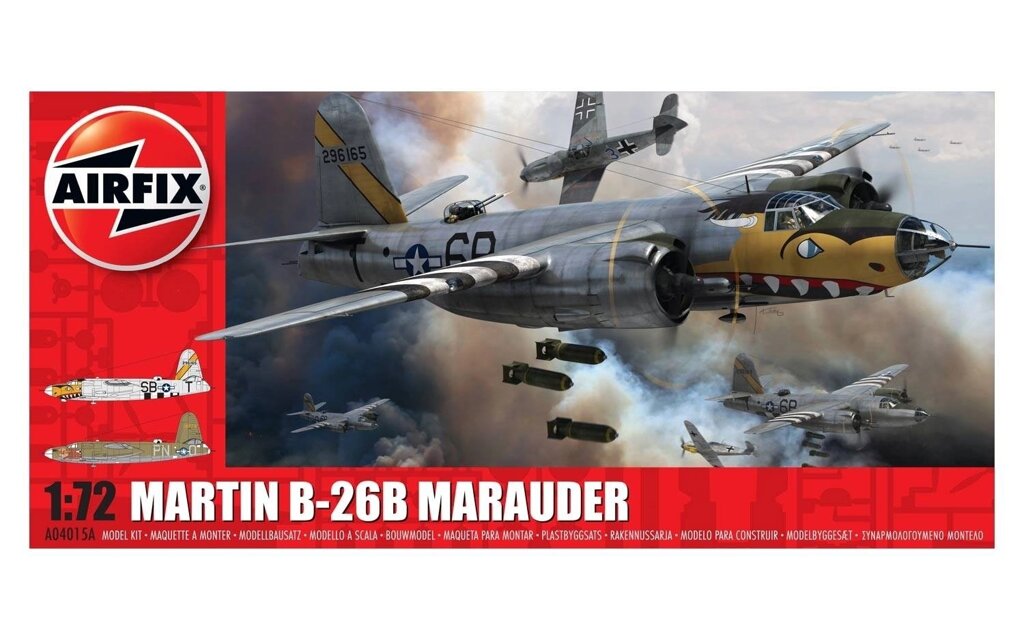 Модель літака Martin B-26B Marauder. 1/72 AIRFIX 04015A від компанії Хоббінет - збірні моделі - фото 1