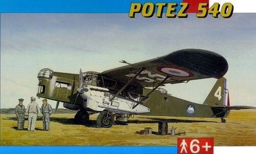 Модель вінтомоторного військового літака Potez 540. 1/72 SMER 0846 від компанії Хоббінет - збірні моделі - фото 1