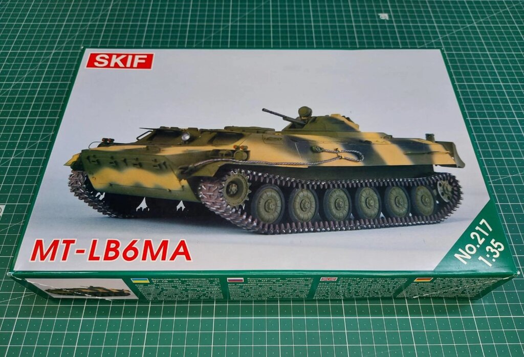 МТ-ЛБ 6мА. Збірна модель в масштабі 1/35. SKIF MK217 від компанії Хоббінет - збірні моделі - фото 1