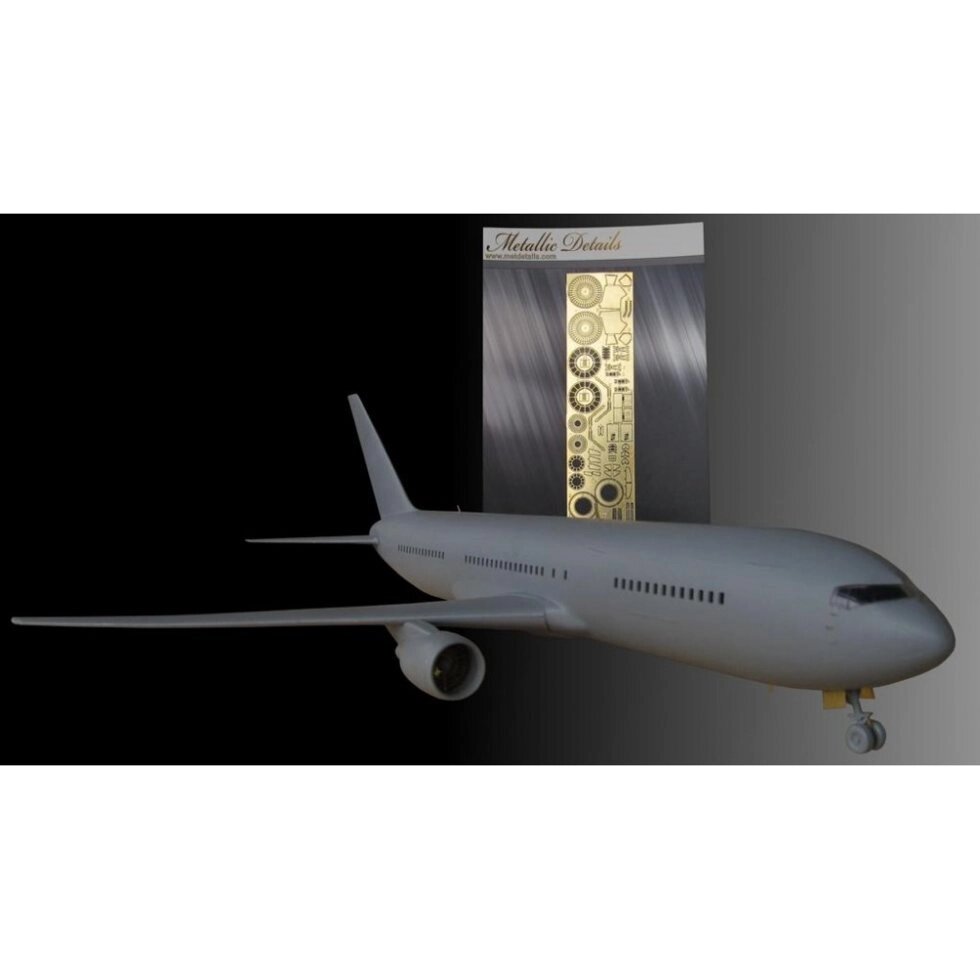 Набір деталювання для літака "Боїнг 767". 1/144 METALLIC DETAILS MD14414 від компанії Хоббінет - збірні моделі - фото 1