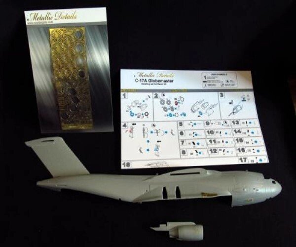 Набір деталювання для літака C-17A Globemaster (Revell) .1 / 144 METALLIC DETAILS MD14410 від компанії Хоббінет - збірні моделі - фото 1