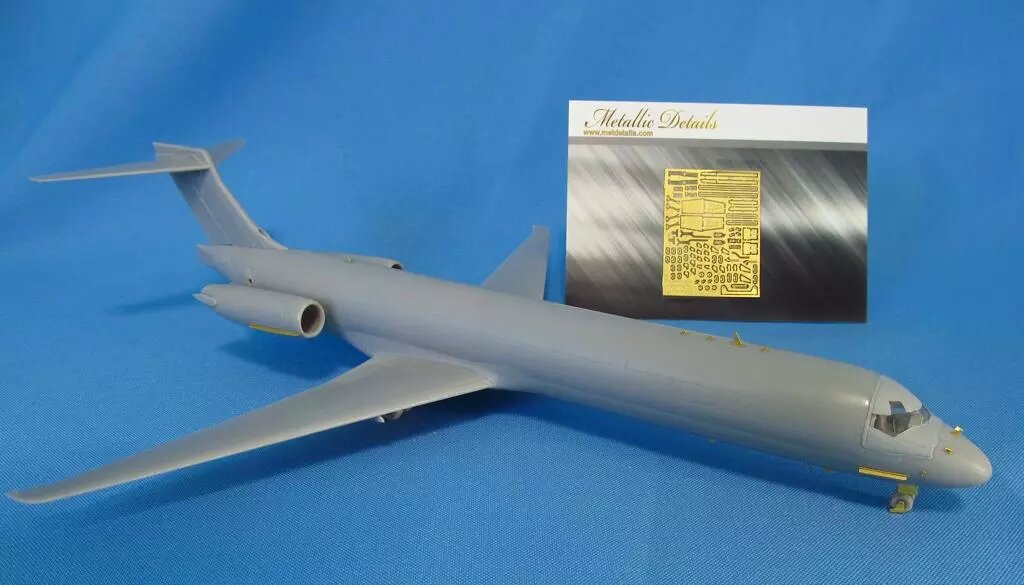 Набір деталювання для літака MD-87 (AMP). 1/144 METALLIC DETAILS MD14427 від компанії Хоббінет - збірні моделі - фото 1