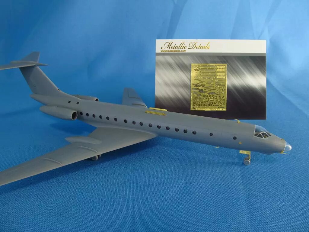 Набір деталювання для літака Ту-134 (Зірка). 1/144 METALLIC DETAILS MD14426 від компанії Хоббінет - збірні моделі - фото 1