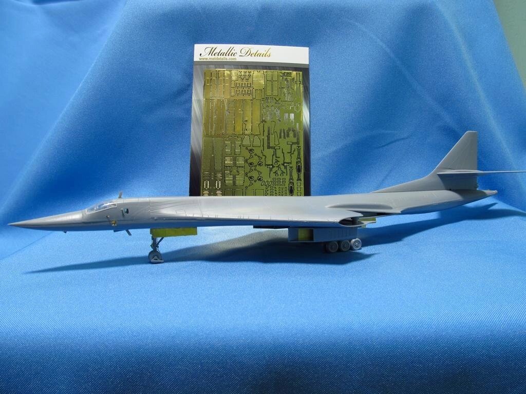 Набір деталювання для моделі літака Ту-160. 1/144 METALLIC DETAILS MD14436 від компанії Хоббінет - збірні моделі - фото 1