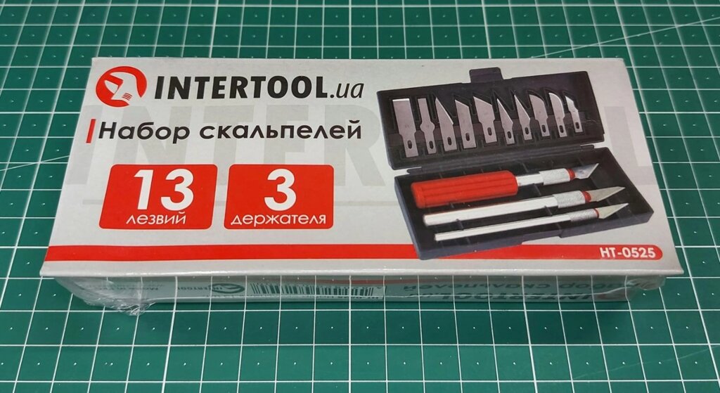 Набір ножів для моделювання 13 шт. INTERTOOL HT-0525 від компанії Хоббінет - збірні моделі - фото 1