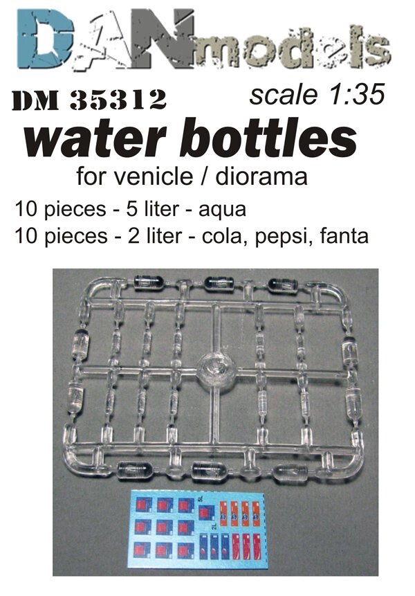 Набір ПЕТ-пляшок для діорам, 20 шт.1 / 35. DANMODELS DM35312 від компанії Хоббінет - збірні моделі - фото 1