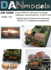Набір фототравлення для німецьких танків Т-4. 1/35 DANMODEL DM35506