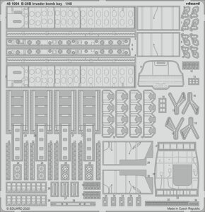 Набір Фототравлення деталей (бомболюк) для моделі літака B-26B Invader (ICM). 1/48 EDUARD 481004