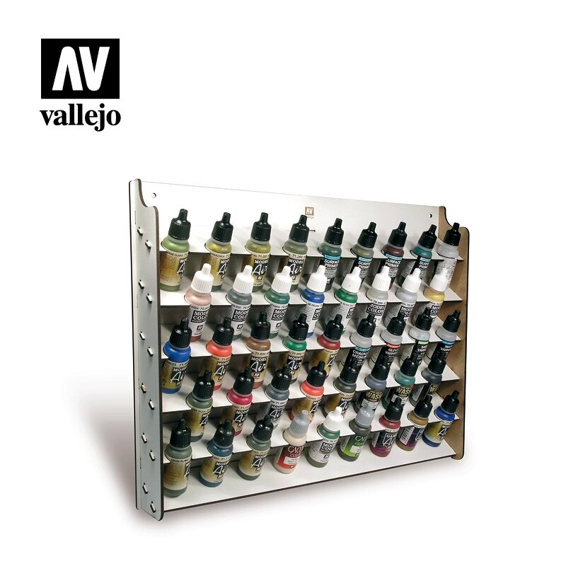 Настінний дисплей для фарби Vallejo 17 мл. VALLEJO 26010 від компанії Хоббінет - збірні моделі - фото 1