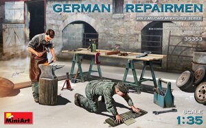Німецькі ремонтники. Набір фігурок в масштабі 1/35. MINIART 35353