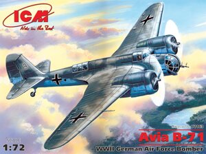 Німецький бомбардувальник Avia B-71. 1/72 ICM 72163