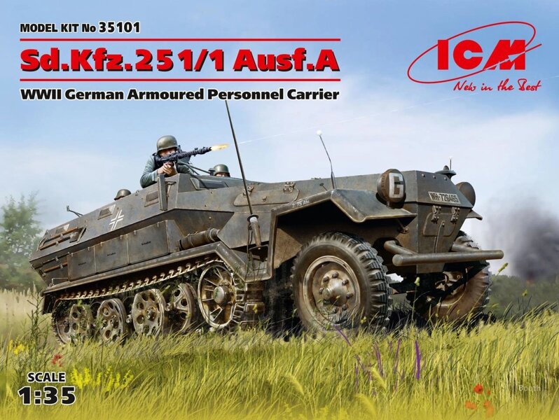 Немецкий бронетранспортер Sd. Kfz. 251 / 1 Ausf. A, ИИ МВ. 1/35
