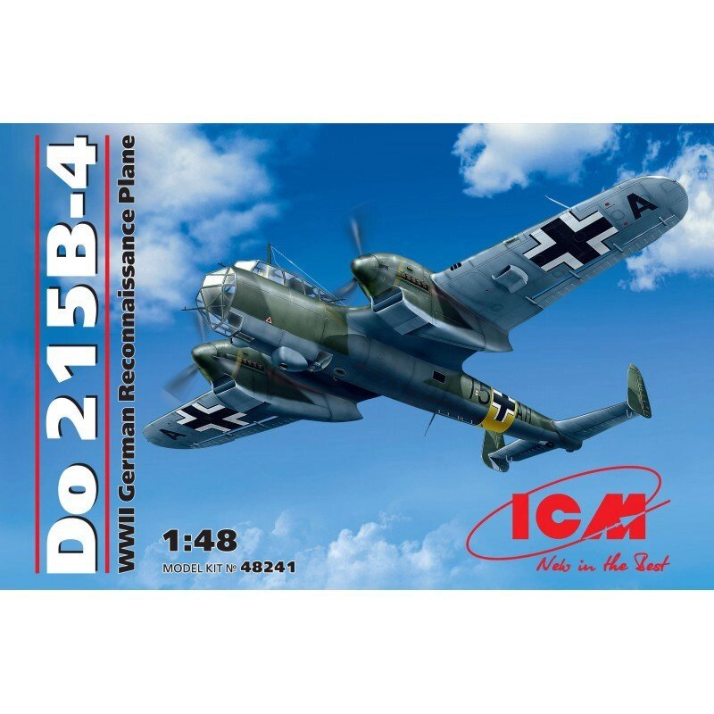 Німецький літак-розвідник Do 215B-4. 1/48 ICM 48241 від компанії Хоббінет - збірні моделі - фото 1