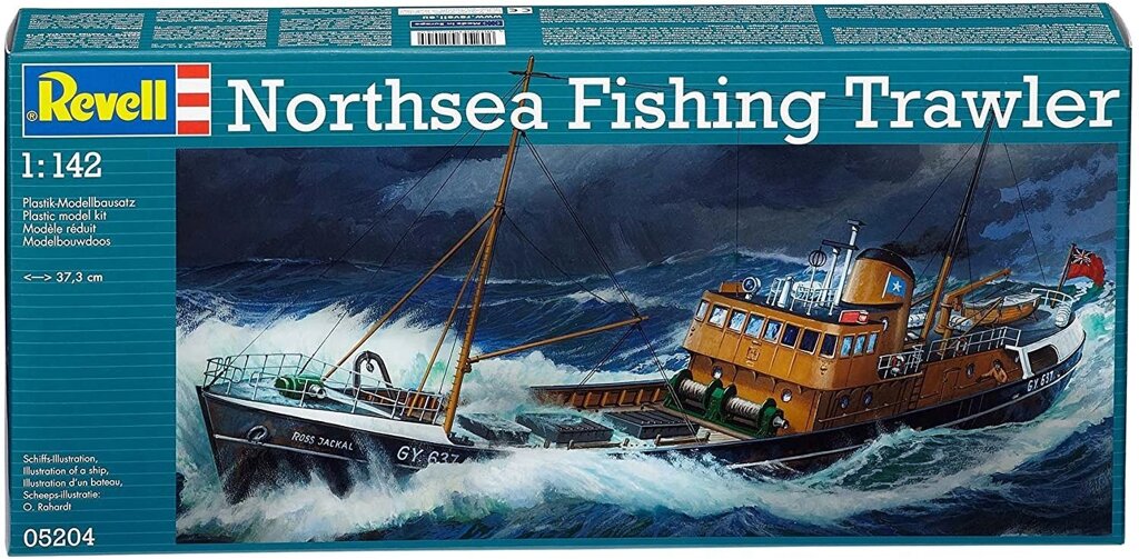 Northsea Fishing Trawler. Збірна модель рибальського траулера масштабі 1/142. REVELL 05204 від компанії Хоббінет - збірні моделі - фото 1