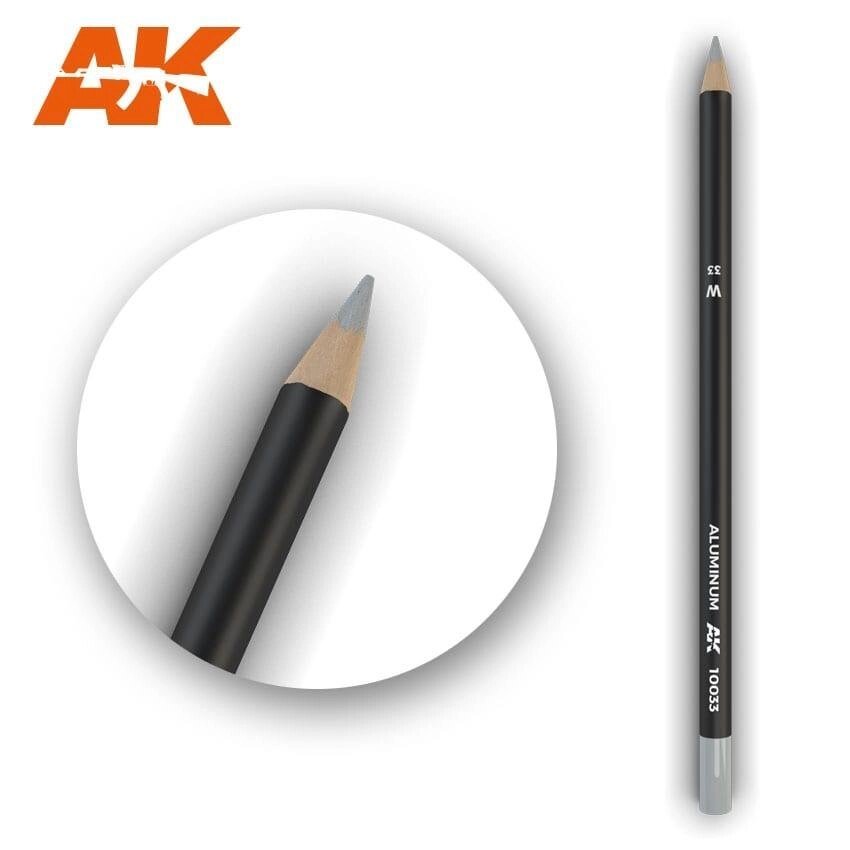 Олівець для ефектів алюміній 17 см. AK-INTERACTIVE AK10033 від компанії Хоббінет - збірні моделі - фото 1