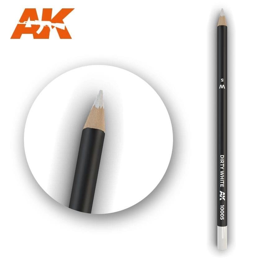 Олівець для ефектів брудний білий 17 см. AK-INTERACTIVE AK10005 від компанії Хоббінет - збірні моделі - фото 1