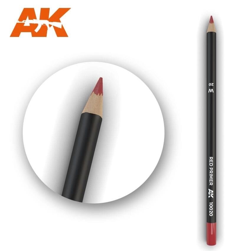 Олівець для ефектів червона грунтовка 17 см. AK-INTERACTIVE AK10020 від компанії Хоббінет - збірні моделі - фото 1