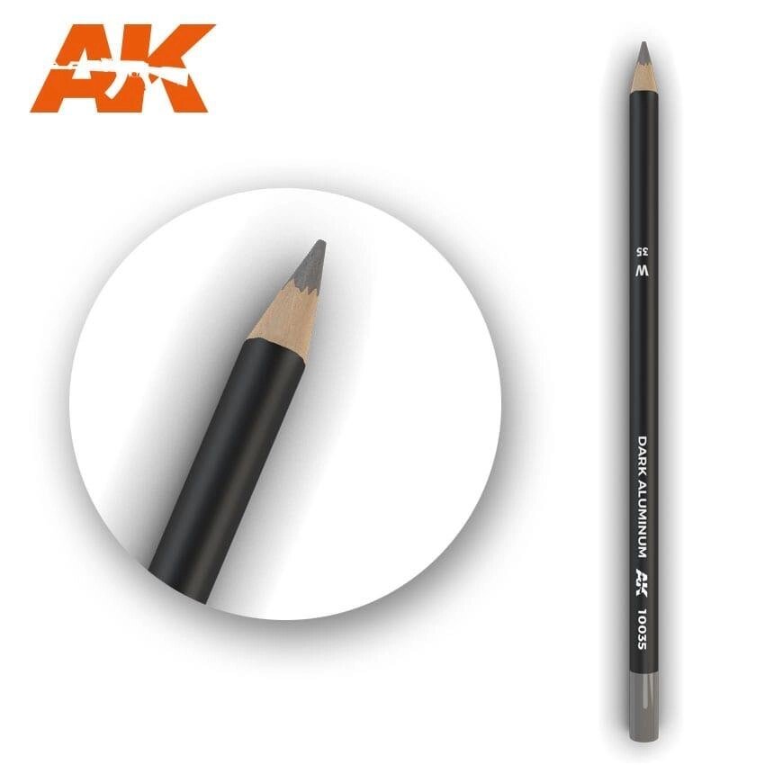 Олівець для ефектів Темний алюміній 17см. AK-INTERACTIVE AK10035 від компанії Хоббінет - збірні моделі - фото 1