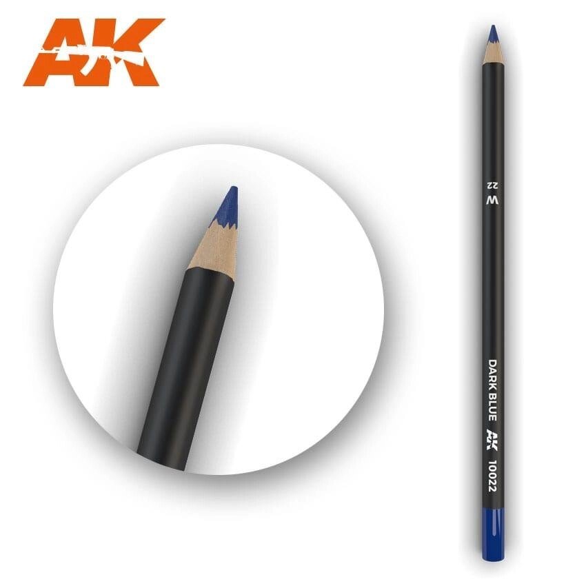 Олівець для ефектів темно-синій 17 см. AK-INTERACTIVE AK10022 від компанії Хоббінет - збірні моделі - фото 1