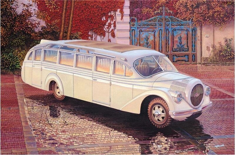 Opel Blitzbus Ludewing "AERO" (1937). Збірна модель в масштабі 1/72. RODEN 724 від компанії Хоббінет - збірні моделі - фото 1
