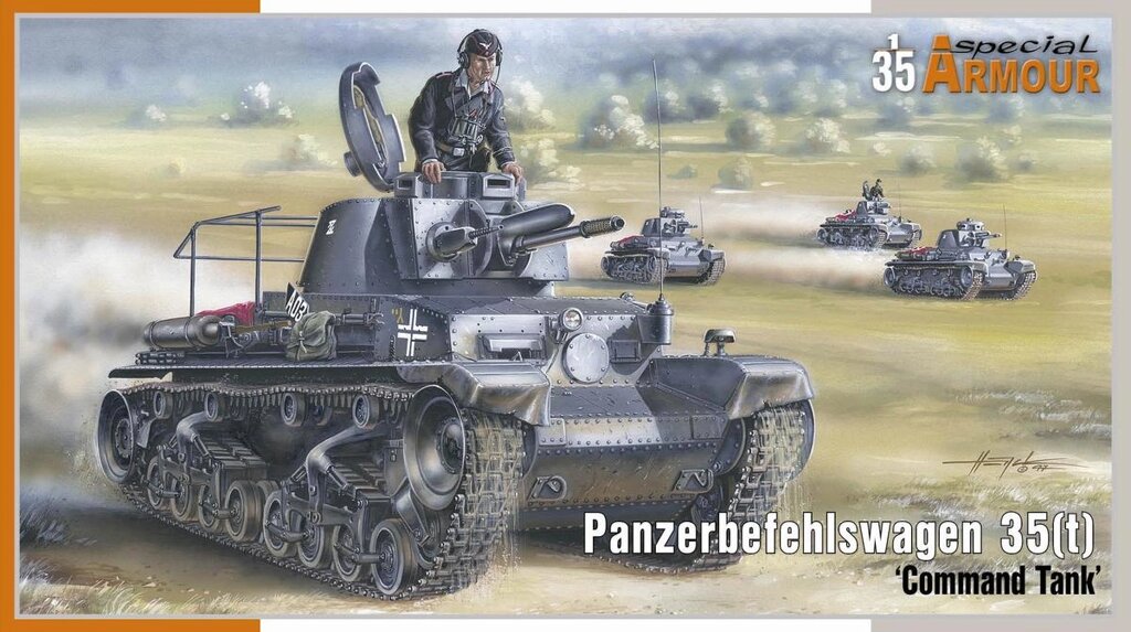 Panzerbefehlswagen 35(t). Модель танка у масштабі 1/35. SPECIAL HOBBY SA35008 від компанії Хоббінет - збірні моделі - фото 1