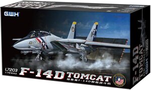 F-14D Tomcat. Збірна модель літака. 1/72 GREAT WALL HOBBY L7203