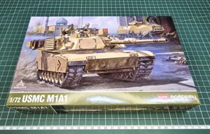 USMC M1A1 Abrams. Збірна модель танка у масштабі 1/72. ACADEMY 13430