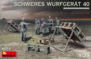 SCHWERES WURFGERÄT 40 Німецька Ракетна Установка. 1/35 MINIART 35273