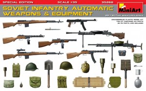 Радянське піхотне автоматичну зброю і спорядження. 1/35 MINIART 35268