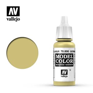 Жовтий блакитний. Фарба для моделювання 17 мл. VALLEJO MODEL COLOR 70806